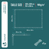 Bâche de Protection en Polyéthylène resistant et impermeable 180g/m² blanche 4x6m - vuunut.com