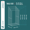 Porte serviettes sur pied en bambou 4 niveaux - vuunut.com