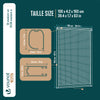 Store moustiquaire pour fenetre enroulable et recoupable en pvc L100 x H160 cm Blanc - vuunut.com