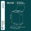 Panier a linge 2 compartiments et sacs amovibles auto ajustant avec couvercle 150L Anthracite - vuunut.com