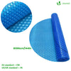 Bache a bulle piscine 120 microns ronde decoupable Ø366cm bleu - vuunut.com