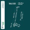 Desherbeur manuel avec Fourchette à main Extracteur de mauvaises herbes longue manche 100 cm - vuunut.com