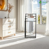 Porte serviettes sur pied autoportant 4 niveaux noir - vuunut.com