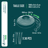 Bordure de jardin plastique flexible 10m avec piquets Marron - vuunut.com