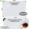 Bâche de Protection en Polyéthylène resistant et impermeable 180g/m² blanche 4x6m - vuunut.com