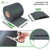Brise vue occultant PVC 450g/m2 19cm x 140m Anthracite - vuunut.com