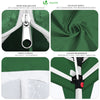 Tonnelle de Jardin 3x3m Pliable avec portes et fenêtres Vert - vuunut.com