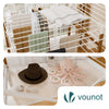 Etendoir a linge deluxe pliable grande capacite 173x94x123cm style bois blanc - vuunut.com