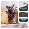 Bibliotheque Arbre etagere a Livres 30x16x60cm Marron Rustique - vuunut.com
