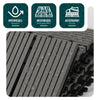 Lot de 16 dalles clipsables exterieures 30x30cm en Composite WPC Gris - vuunut.com