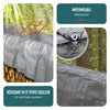 Bâche de Protection en Polyéthylène resistant et impermeable 240g/m² gris et noir 4x8m - vuunut.com