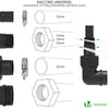Pompe evacuation 3 en 1 pour eaux chargees 13500L/H profondeur 7m vert - vuunut.com