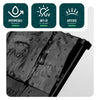 Lot de 175 pcs Bordure de jardin imitation pierre facile a installer 26.7m noir - vuunut.com