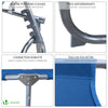 Transat pare soleil Lot de 2 pcs bleu - vuunut.com
