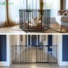 Barriere de securite cheminee pliable 3.75M 6 panneaux noir - vuunut.com