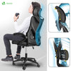 Fauteuil de Bureau Ergonomique pivotant avec appui tête et dossier toile respirant Noir - vuunut.com