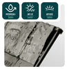 Lot de 175 pcs Bordure de jardin imitation pierre facile a installer 26.7m gris - vuunut.com