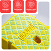 Lot de 2 Rampes de Trottoir en Polypropylene 25x27x11 cm Jaune - vuunut.com