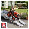 Rampe de chargement pliable  Lot de 2 pcs en acier galvanise 180cm - vuunut.com