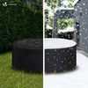 Housse salon de jardin bache de protection 420D φ190x73cm noire - vuunut.com