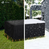Housse salon de jardin bache de protection 420D 242x162x73cm noire - vuunut.com