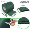 Brise vue occultant PVC 450g/m2 19cm x 140m Vert - vuunut.com