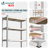 Etagères de rangement charge lourde robuste à 5 niveaux 90x40x180cm - vuunut.com