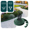 Bordure de jardin plastique flexible 20m avec piquets vert - vuunut.com