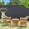 Canisse PVC brise vue ultra renforce avec attaches de fixation 80x500cm gris - vuunut.com