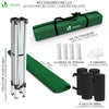 Tonnelle de jardin 3x3m pliable verte avec sac de transport - vuunut.com