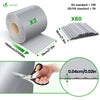 Brise vue occultant PVC 450g/m2 19cm x 140m Gris clair - vuunut.com