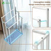 Porte serviettes sur pied autoportant 3 niveaux blanc - vuunut.com