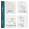 Set de Bistro en metal 1 table 2 chaises Crème - vuunut.com