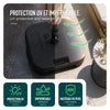 Pied de parasol sable et eau pour mat 38/48mm 22L HDPE noir - vuunut.com