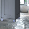 Meuble rangement salle de bain Haut colonne 180x20x20cm MDF gris - vuunut.com