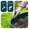 Bordure de jardin plastique flexible 20m avec piquets vert - vuunut.com