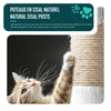 Arbre a chat 112cm multi niveaux Griffoir et niche Rose - vuunut.com
