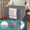 Lot de 7 sac de rangement sous vide Non Tisse XXL gris - vuunut.com