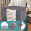 Lot de 9 sac de rangement sous vide Non Tisse XXL gris - vuunut.com