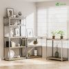 Lot de 2 etageres de rangement renforcees charge extra lourde 5 niveaux 180x90x40cm - vuunut.com