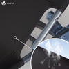 Transat pare soleil Textilene et range magazine Lot de 2 pcs Noir - vuunut.com