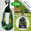 Tuyau d’Arrosage Extensible 15m Renforce avec Accessoires vert - vuunut.com