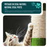 Arbre a chat 112cm multi niveaux Griffoir et niche Vert Orange - vuunut.com