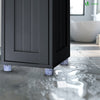 Meuble rangement salle de bain Haut colonne 180x20x20cm MDF noir - vuunut.com