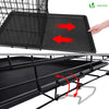 Cage pour chien pliable avec 2 portes verrouillable plateau amovible 107x70x78cm - vuunut.com