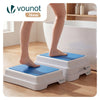 Marche pied antiderapant salle de bain empilable 50x40x10cm PP EVA bleu - vuunut.com