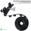 Bordure de jardin PVC flexible 40m avec piquets noir - vuunut.com