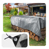 Bâche de Protection en Polyéthylène resistant et impermeable 240g/m² gris et noir 4x8m - vuunut.com