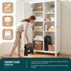 Tabouret pliant antiderapant 32x25x22 cm plastique noir - vuunut.com