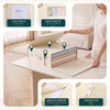 Lot de 6 Sacs de Rangement Drap de Lit Pliable 38,5x33x12cm Beige - vuunut.com